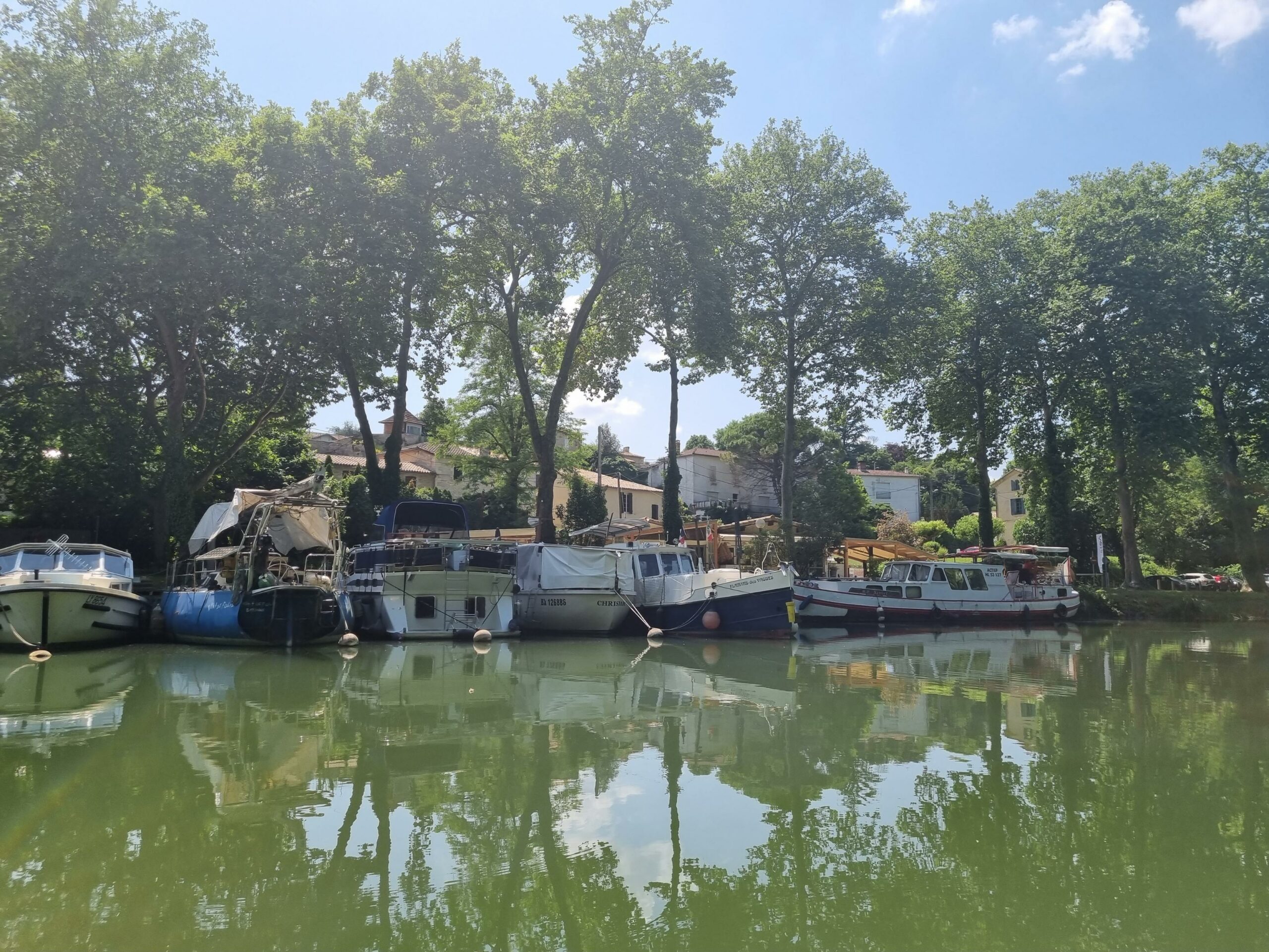 Le port de Castets vu du ciel !